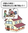 イラスト：屋内安全確保
