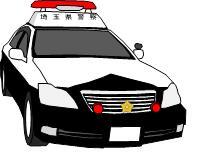 イラスト：パトカー