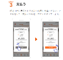 画面:au PAY利用手順3