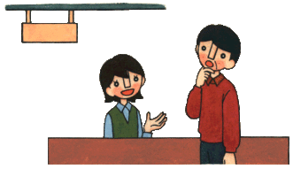 イラスト：窓口の様子