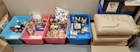 写真：ご提供いただいた食品の一例1