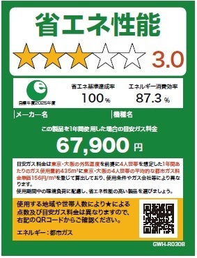 写真:統一省エネラベル3