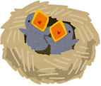 鳥の巣のイラスト