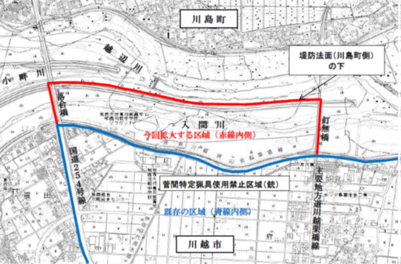 地図：大字府川、大字福田及び大字山田地区周辺