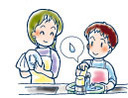 イラスト：水量調節
