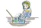 イラスト：いつもきれいに