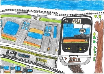 写真：最優秀賞　『209系3100番台かっこいい！』の絵