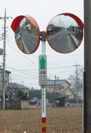 写真：カーブミラー