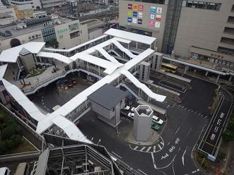 写真：2021年の川越駅東口駅前広場