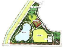 イラスト：公園案内図