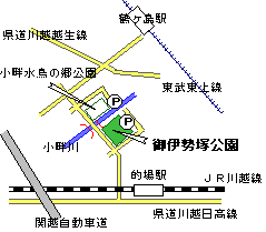 地図：交通案内図