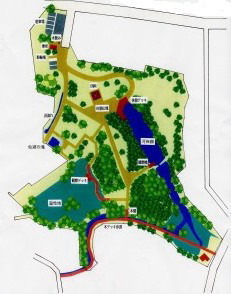 イラスト：公園案内図
