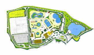 イラスト：公園案内図（参考）