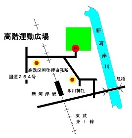 地図：交通案内図
