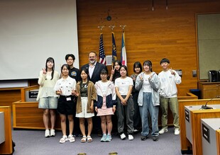 セーレム市長表敬訪問の写真