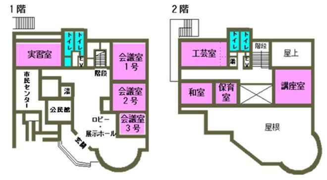 イラスト：館内図