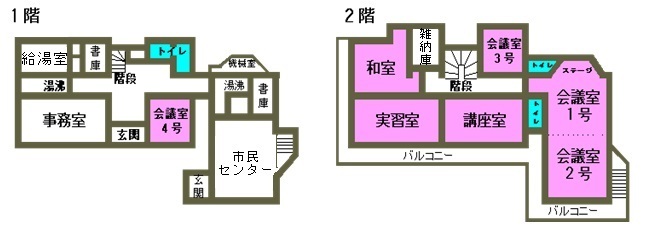 イラスト：館内図