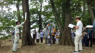 写真:現地見学会の様子1