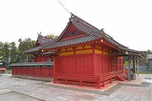 写真:古尾谷八幡神社社殿 外観