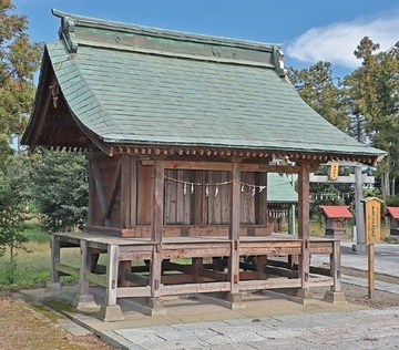 写真:古尾谷八幡神社旧本殿 外観