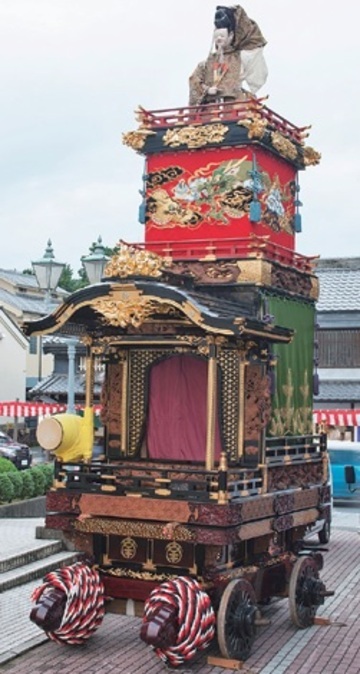 写真：川越氷川祭　翁の山車