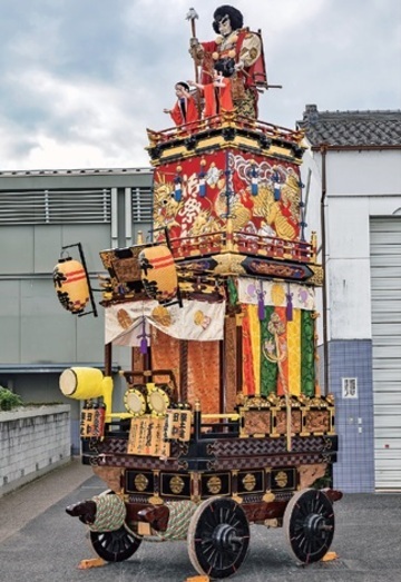 写真：川越氷川祭　弁慶の山車