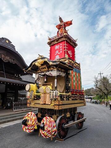 写真：川越氷川祭　羅陵王の山車