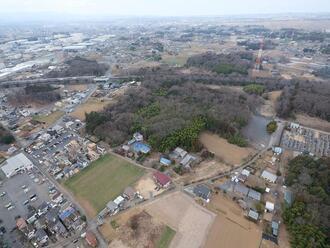 写真:大堀山館跡