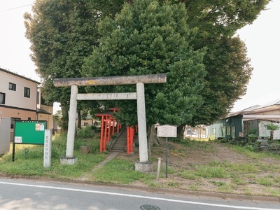 写真：三変稲荷神社古墳