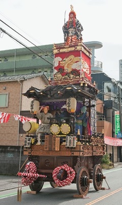 写真：龍神の山車
