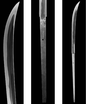 写真：薙刀　銘（表）武テルヨシ（裏）なし