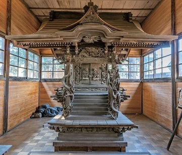 写真:笠幡白鬚神社本殿 外観