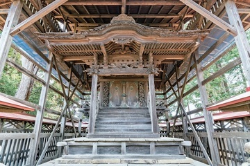 写真：鴨田八幡神社本殿　外観