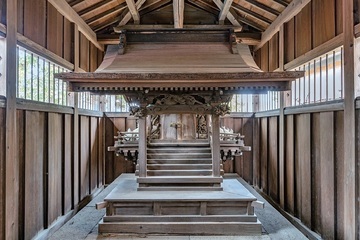 写真：木野目稲荷神社本殿　外観