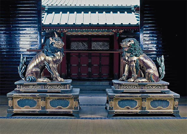 写真：木造獅子狛犬