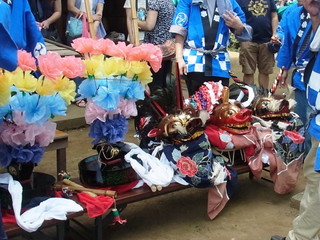 写真：下小坂の獅子舞2
