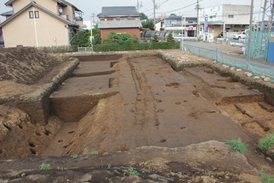 写真：弁天西遺跡　調査風景