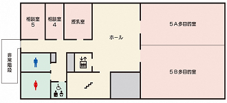 イラスト：5階平面図