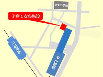 すくすくかわごえの案内図