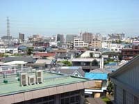 写真：5階から駅方向眺望