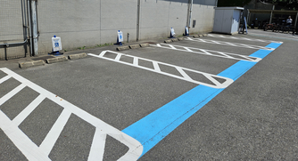 写真:区画の掲示方法2