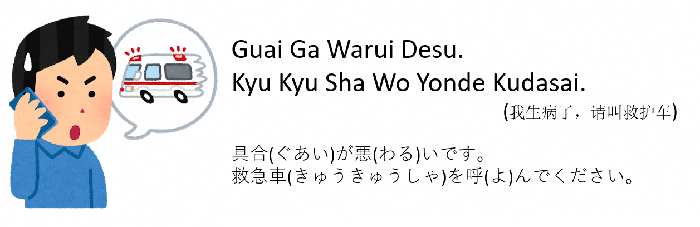イラスト：日本語で頼む言い方