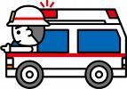 イラスト：救急車出動