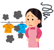 イラスト：洗濯物
