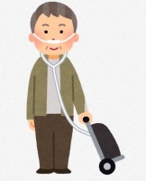 COPD患者のイラスト