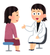 受診している人のイラスト