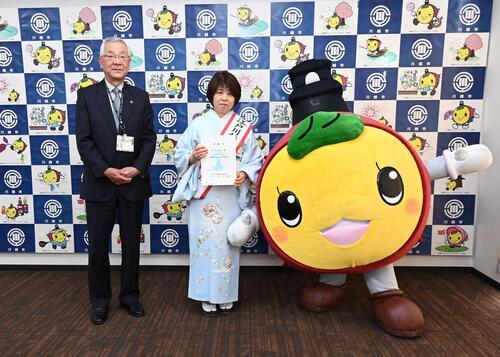 写真:ほしおさんと記念撮影