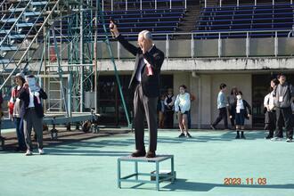 写真：スポーツフェスティバルスタートの様子