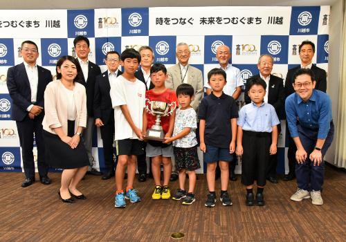 写真：かわごえフューチャーカップ2022表彰式の様子1