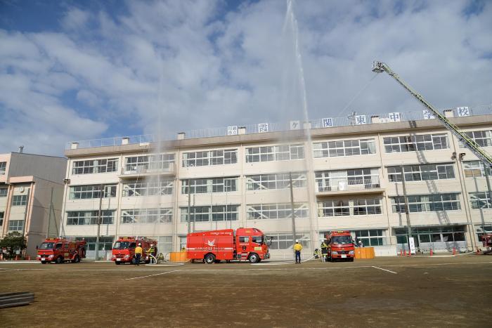 写真：防災訓練